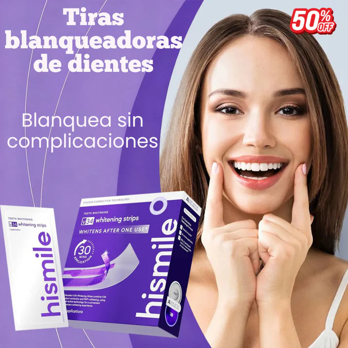 TIRAS BLANQUEADORAS DE DIENTES 🦷✨  + ENVIO GRATIS 🎁