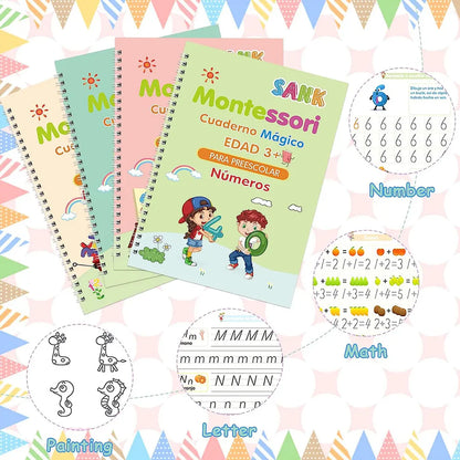 🌟 Set de 4 Libros Mágicos Español/ Ingles + Obsequio🎁