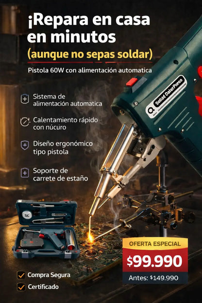 PISTOLA PARA SOLDAR SOLDAPRO® + OBSEQUIO 🎁